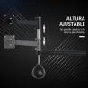 Bola de Velocidad de Boxeo Montado en Pared Altura Ajustable con Barra Giratoria e Inflador Punching Ball para A... - Ogal.Es