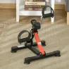 Mini Bicicleta Estática de Ejercicio Pedales Estáticos con Altura y Longitud Ajustables Pantalla LCD Máquina Ped... - Ogal.Es