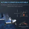 Mini Bicicleta Estática de Ejercicio Pedales Estáticos con Altura y Longitud Ajustables Pantalla LCD Máquina Ped... - Ogal.Es