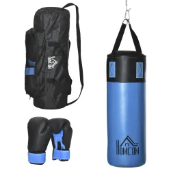 Saco de Boxeo Profesional, Punching Bag 72 cm con Guantes de 8 oz Gancho y Bolsa de Almacenaje, Saco de Arena pa... - Ogal.Es