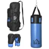 Saco de Boxeo Profesional, Punching Bag 72 cm con Guantes de 8 oz Gancho y Bolsa de Almacenaje, Saco de Arena pa... - Ogal.Es