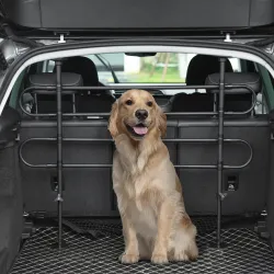 Barrera Protectora de Coche para Perros Reja de Protección Universal de Acero para Maletero Equipaje Automóvil A... - Ogal.Es