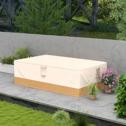 Funda Protectora para Muebles de Jardín 275x208x78 Tela Oxford 600D Impermeable Cubierta para Sofás Mesas Exteri... - Ogal.Es