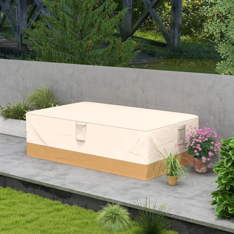 Funda Protectora para Muebles de Jardín 275x208x78 Tela Oxford 600D Impermeable Cubierta para Sofás Mesas Exteri... - Ogal.Es