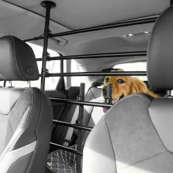 Barrera Protectora de Coche para Perros Reja de Protección Universal de Acero para Maletero Equipaje Automóvil A... - Ogal.Es