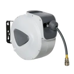 Carrete de Manguera de Aire Comprimido Automático de 10 m Conector de 1/4'' BSP Soporte para Pared Giratorio 180... - Ogal.Es
