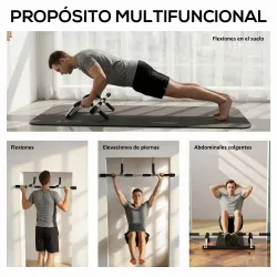 Barra de Dominadas en Techo Barra para hacer Dominadas Barra de Tracción para Entrenamiento Carga 110kg 92,5x30x... - Ogal.Es