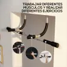 Barra de Dominadas en Techo Barra para hacer Dominadas Barra de Tracción para Entrenamiento Carga 110kg 92,5x30x... - Ogal.Es