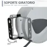 Carrete de Manguera de Aire Comprimido Automático de 20 m Conector de 1/4'' BSP Soporte para Pared Giratorio 180... - Ogal.Es