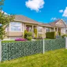 Seto Artificial Ocultación Jardín en Rollo 2,4x1 m Valla de Privacidad de Hiedra Artificial para Balcón Exterior - Ogal.Es