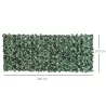Seto Artificial Ocultación Jardín en Rollo 2,4x1 m Valla de Privacidad de Hiedra Artificial para Balcón Exterior - Ogal.Es