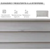 Baúl de Madera Exterior Caja de Almacenamiento de Jardín con Tapa Abrible y Diseño Persiana 127x56x60 cm Madera ... - Ogal.Es
