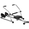 Máquina de Remo Hidráulico Plegable con 3 Niveles de Resistencia Monitor Digital y Pedal Antideslizante para Fit... - Ogal.Es