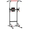 Máquina de Dominadas con Altura Ajustable Carga Máx. 120 kg para Entrenamiento Fitness 123x98x189-239 cm Negro y... - Ogal.Es