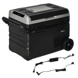 Nevera Portátil Eléctrica 60L 12/24/240V Refrigerador de Coche con Compresor Pantalla LED Táctil Modos ECO y MAX... - Ogal.Es