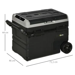 Nevera Compresor Portátil 40L Nevera Portátil Eléctrica para Coche Congelador CC 12V/24V hasta -20? con Pantalla... - Ogal.Es