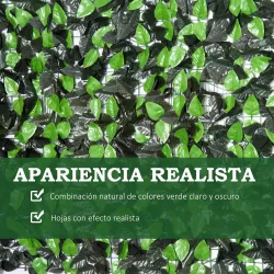 Seto Artificial en Rollo 3x1 m Pantalla de Cerca de Privacidad para Balcón Valla Jardín Exterior Planta Decorati... - Ogal.Es