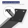 Conjunto de 2 Patas para Mesa Estilo Industrial 80x72 cm en Forma de X Patas de Muebles de Acero para Soporte co... - Ogal.Es