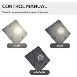 Farola Solar de Jardín con 3 Luces LED Impermeable IP44 Sensor de Noche Farol de Exterior 51,5x47x182,5cm Negro - Ogal.Es