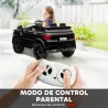 Coche Eléctrico SUV para 3-6 Años Coche de Batería 12V con 2 Motores Mando a Distancia 110x68x52 cm Negro - Ogal.Es