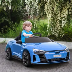 Coche Eléctrico para Niños de +3 Años AUDI RS e-tron GT Coche de Batería con Mando a Distancia 103x58x41 cm Azul - Ogal.Es