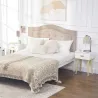 Juego de 2 Mesitas de Noche con Cajón y Patas de Madera para Dormitorio Salón Cama Oficina 40,5x30,5x60 cm Blanco - Ogal.Es