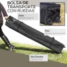 Carpa Plegable Pop-up con Altura Ajustable Protección UV50+ Doble Techo y Mosquiteras 4x4x2,8 m Crema - Ogal.Es