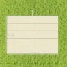 Cubierta para Techo Retráctil de 3,5x2,6m para Pérgola 4x3 Tela de Repuesto con 10 Orificios de Drenaje Crema - Ogal.Es