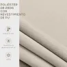 Toldo de Pared Apertura Manual de Aluminio y Poliéster UV50+ para Exterior con Manivela 200x250 cm Blanco Crema - Ogal.Es