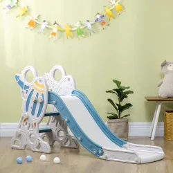 Tobogán Infantil para Niños de 18-36 Meses con 3 Escalones Antideslizantes para Interior Exterior 157x46,5x80 cm... - Ogal.Es