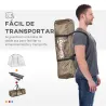 Carpa de Jardín 3x3 m para 6-8 Personas con 4 Mosquiteras y 2 Puertas Protección UV50+ con Bolsa de Transporte B... - Ogal.Es