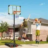 Canasta de Baloncesto con Altura Ajustable 178-208 cm Ruedas y Base Rellenable para +6 Años 75x56x210-240 cm Ama... - Ogal.Es