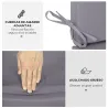 Cojín para Balancín de 2 Piezas Cojín de Asiento y Respaldo para Jardín Terraza Exterior130x45x5 cm Gris - Ogal.Es