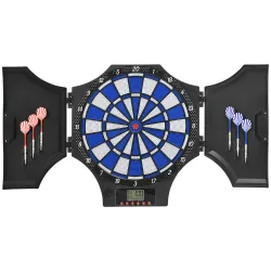 Diana Electrónica Plegable con 31 Juegos para 8 Jugadores con 6 Dardos y 6 Puntas de Repuesto Pantalla LCD 83x45... - Ogal.Es