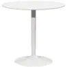 Mesa de Comedor Redonda Mesa de Cocina para 2 Personas con Base de Acero y Almohadilla Antideslizante Ø80x75 cm ... - Ogal.Es