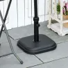 Base de Sombrilla de Jardín Peso 11 kg Soporte para Parasol Pie de Parasol para Mástil de Ø32-38 mm 36x36x31 cm ... - Ogal.Es
