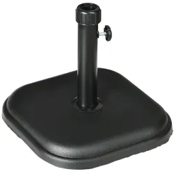 Base de Sombrilla de Jardín Peso 11 kg Soporte para Parasol Pie de Parasol para Mástil de Ø32-38 mm 36x36x31 cm ... - Ogal.Es