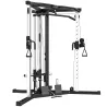 Máquina de Multiestación Musculación Entrenamiento Carga 120 kg 170x139x200 cm Negro - Ogal.Es