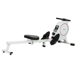 Máquina de Remo Magnético Remo para Casa Plegable Resistencia de 8 Niveles Pantalla LCD y 2 Ruedas 180x48x60 cm ... - Ogal.Es