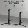 Barra de Dominadas en Techo Barra para Dominadas de Acero Barra de Tracción para Entrenamiento Casa 105,5x28x49 ... - Ogal.Es