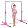 Barra de Gimnasia para Niños de +3 Años Barra de Entrenamiento Altura Ajustable 92-150 cm Carga 75 kg 194x121x15... - Ogal.Es
