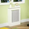 Cubierta de Radiador Cubre Radiador Moderno Pintado de MDF con Estante Superior para Salón Dormitorio 60x18x84 c... - Ogal.Es