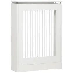 Cubierta de Radiador Cubre Radiador Moderno Pintado de MDF con Estante Superior para Salón Dormitorio 60x18x84 c... - Ogal.Es