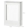 Cubierta de Radiador Cubre Radiador Moderno Pintado de MDF con Estante Superior para Salón Dormitorio 60x18x84 c... - Ogal.Es