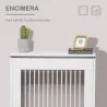 Cubierta de Radiador Cubre Radiador Moderno Pintado de MDF con Estante Superior para Salón Dormitorio 60x18x84 c... - Ogal.Es