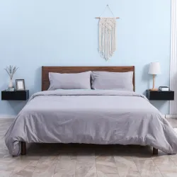 Set de 2 Mesitas de Noche Flotantes con 1 Cajón Diseño Montado en la Pared Estilo Moderno 40x30x15 cm Negro - Ogal.Es