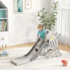 Tobogán Infantil para Niños de 18-36 Meses con 3 Escalones Antideslizantes para Interior Exterior 157x46,5x80 cm... - Ogal.Es