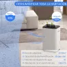Deshumidificador Eléctrico Depósito de Agua 6 Litro 20L/día con 3 Modos 2 Velocidades Temporizador 33,5x26x53 cm... - Ogal.Es