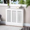 Cubierta de Radiador Blanco 90x18x84 cm Cubre Radiador de MDF Diseño Moderno Estante para Radiador Vertical para... - Ogal.Es