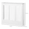Cubierta de Radiador Blanco 90x18x84 cm Cubre Radiador de MDF Diseño Moderno Estante para Radiador Vertical para... - Ogal.Es